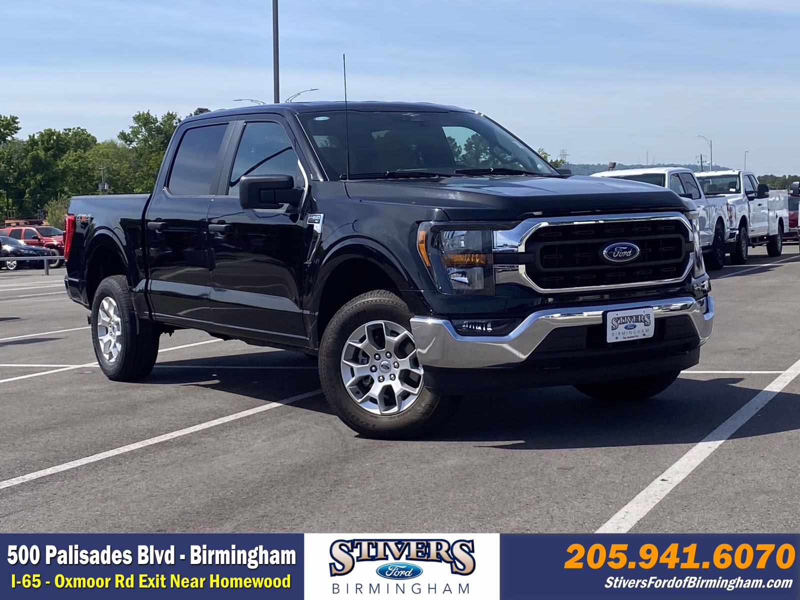 2023 Agate Black Metallic Ford F-150 XLT 4X4 Truck