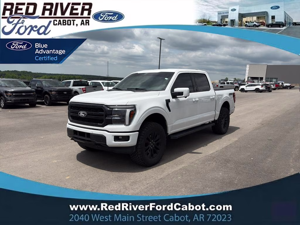 2025 Oxford White Ford F-150 LARIAT 4X4 Truck