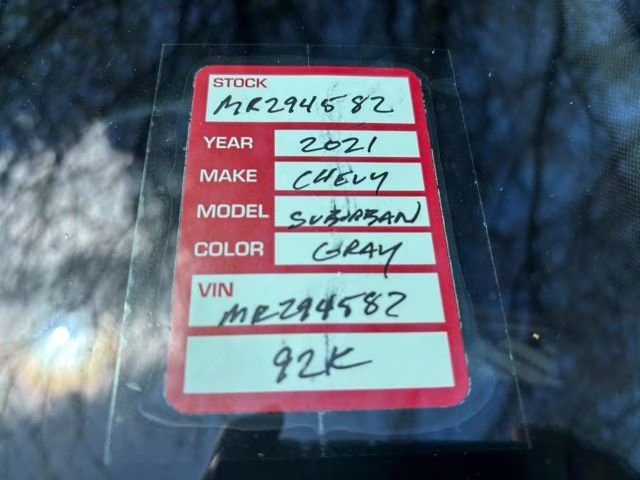 2021 Shadow Gray Metallic Chevrolet Suburban RST 4X4 SUV