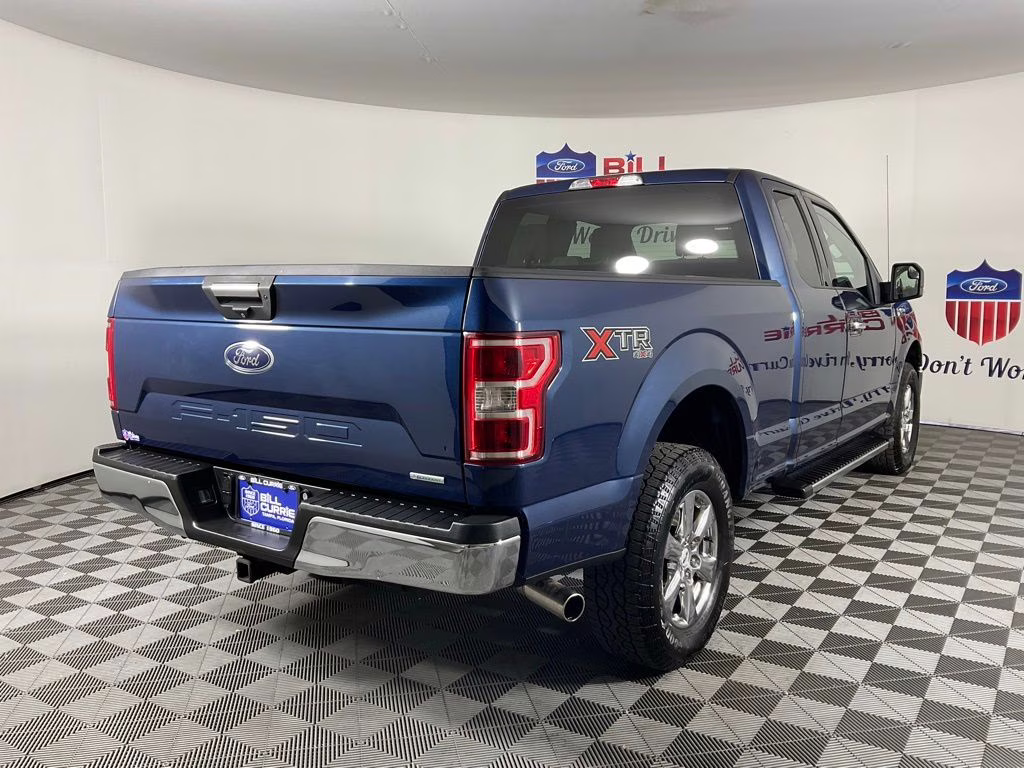 2018 Blue Jeans Metallic Ford F-150 XLT 4X4 Truck