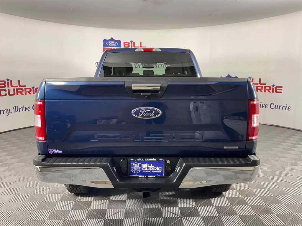 2018 Blue Jeans Metallic Ford F-150 XLT 4X4 Truck