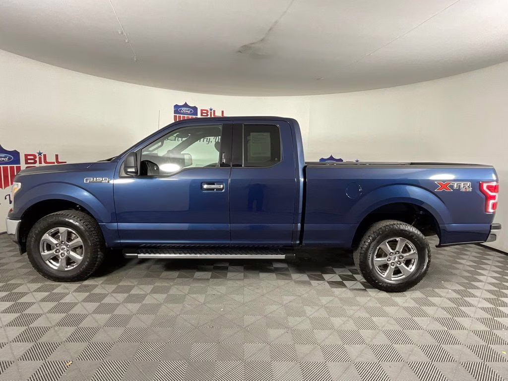 2018 Blue Jeans Metallic Ford F-150 XLT 4X4 Truck