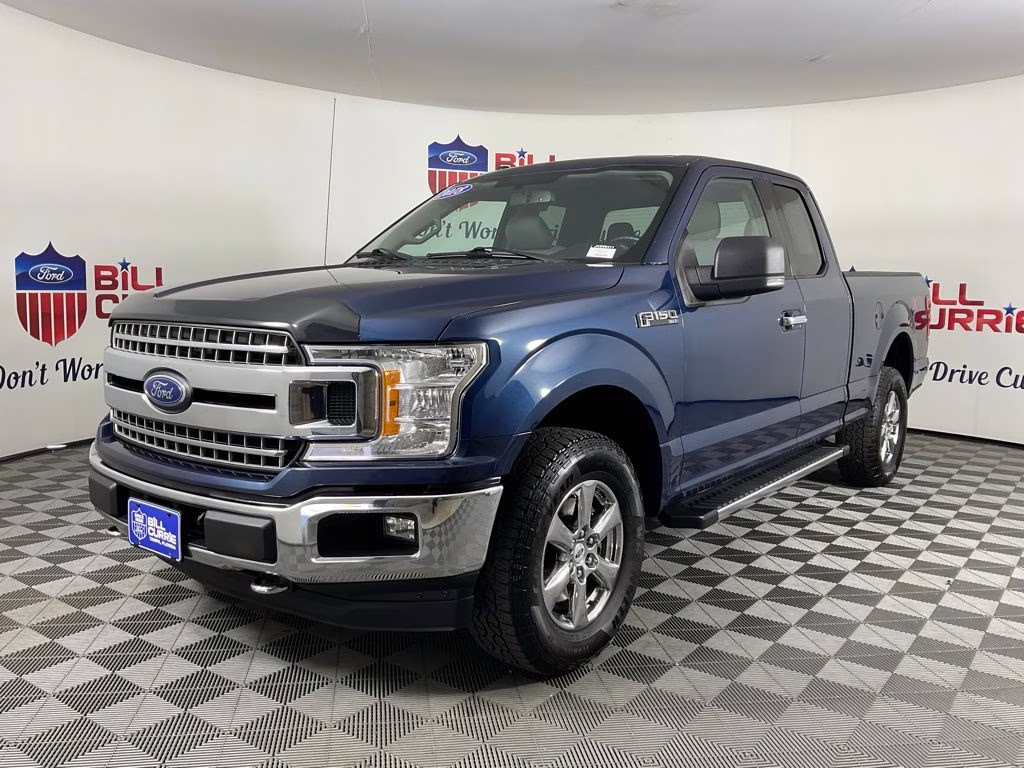2018 Blue Jeans Metallic Ford F-150 XLT 4X4 Truck