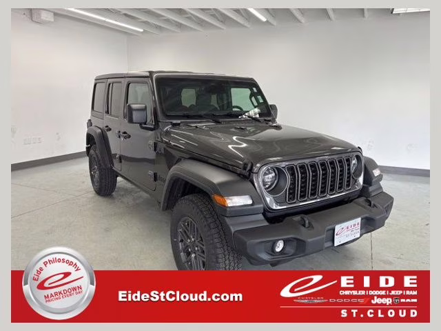 2026 Granite Crystal Metallic Clearcoat Jeep Wrangler Sport S 4X4 SUV