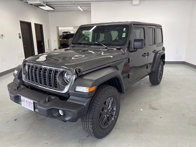 2026 Granite Crystal Metallic Clearcoat Jeep Wrangler Sport S 4X4 SUV