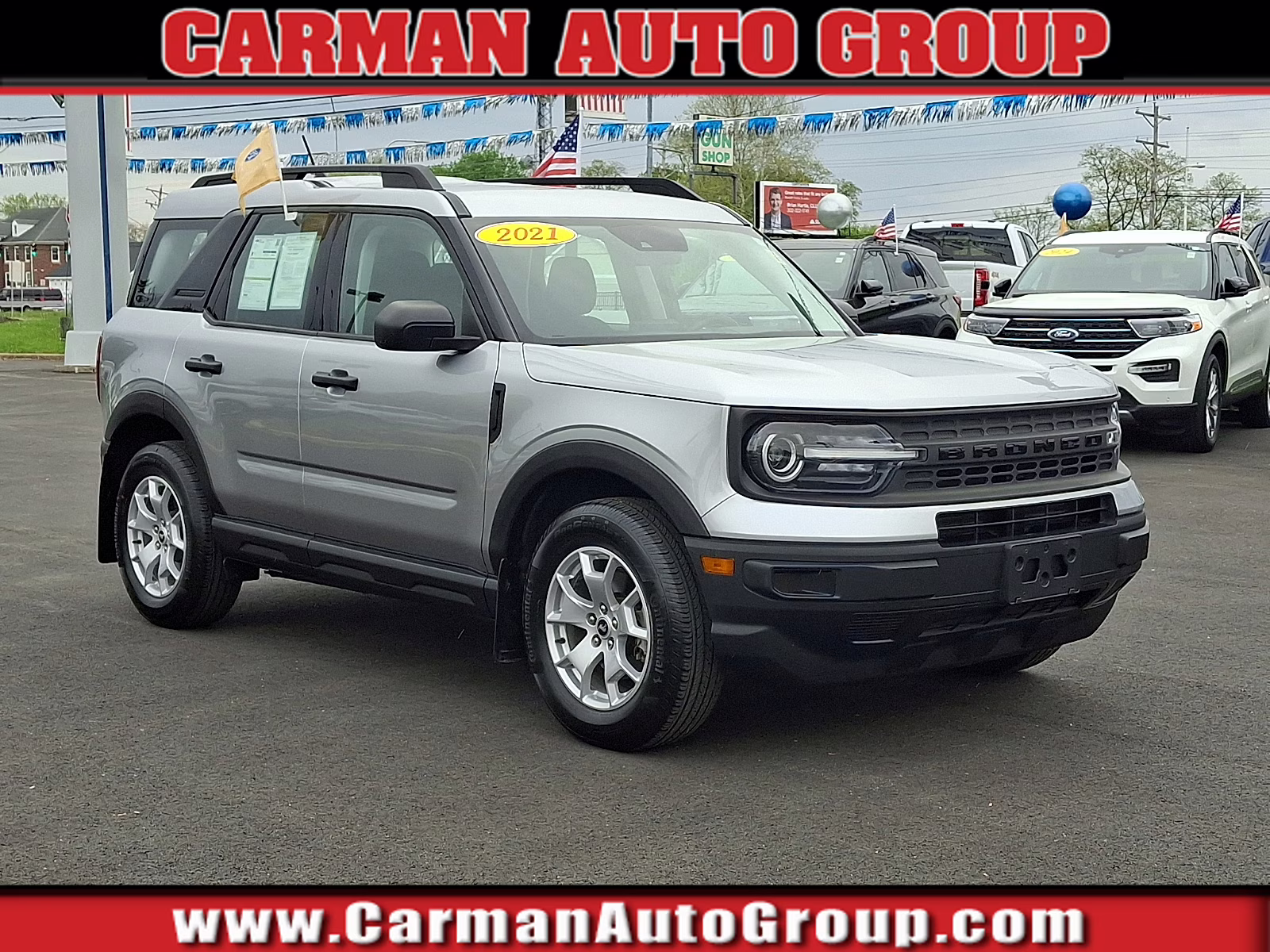 2021 Silver Metallic Ford Bronco Sport 4X4