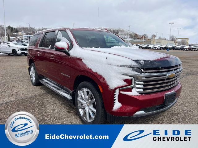 2022 Cherry Red Tintcoat Chevrolet Suburban High Country 4X4 SUV