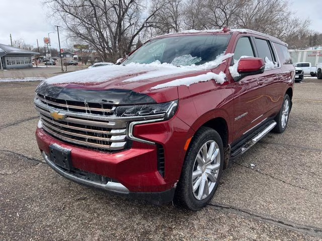 2022 Cherry Red Tintcoat Chevrolet Suburban High Country 4X4 SUV
