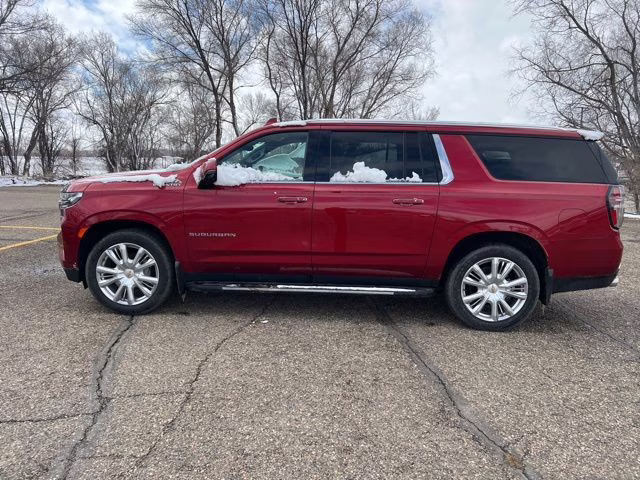 2022 Cherry Red Tintcoat Chevrolet Suburban High Country 4X4 SUV