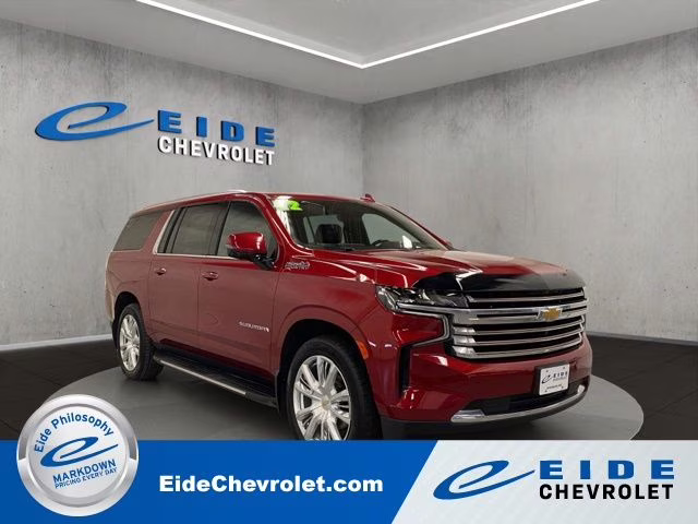 2022 Cherry Red Tintcoat Chevrolet Suburban High Country 4X4 SUV