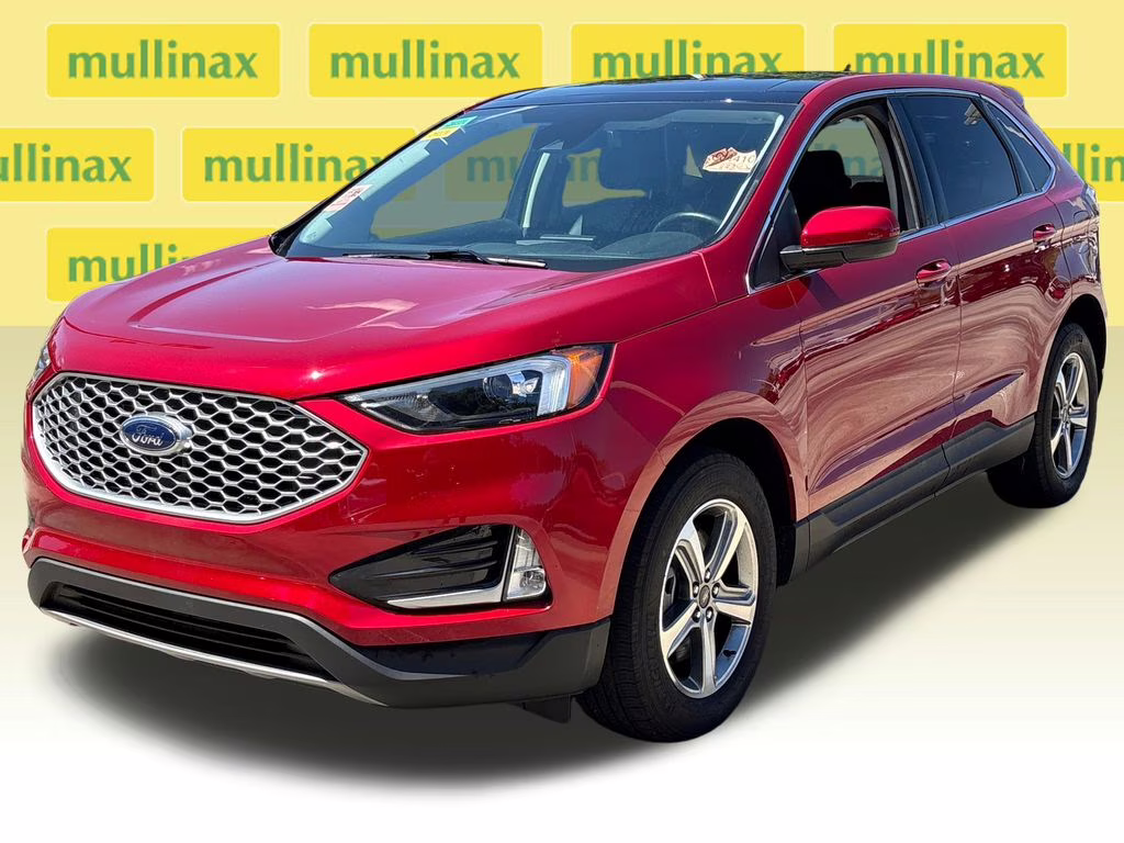 2024 Rapid Red Metallic Tinted Clearcoat Ford Edge SEL AWD SUV