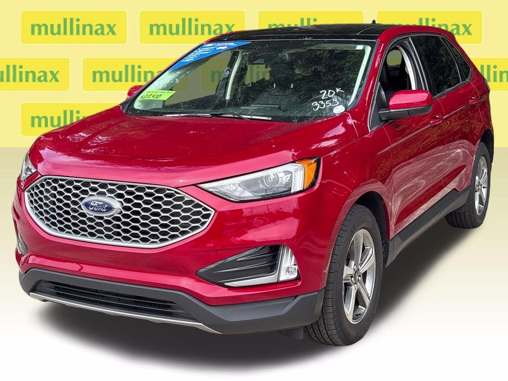 2024 Rapid Red Metallic Tinted Clearcoat Ford Edge SEL AWD SUV