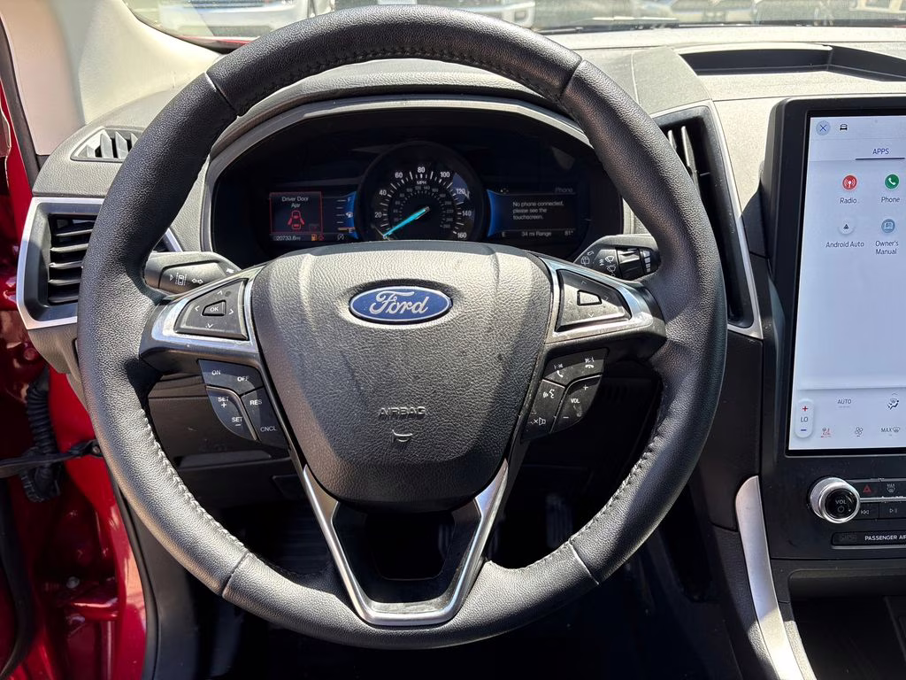 2024 Rapid Red Metallic Tinted Clearcoat Ford Edge SEL AWD SUV