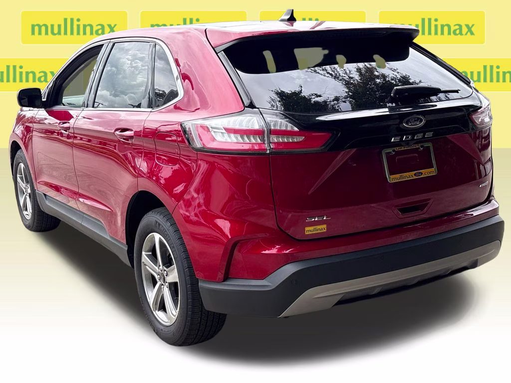 2024 Rapid Red Metallic Tinted Clearcoat Ford Edge SEL AWD SUV