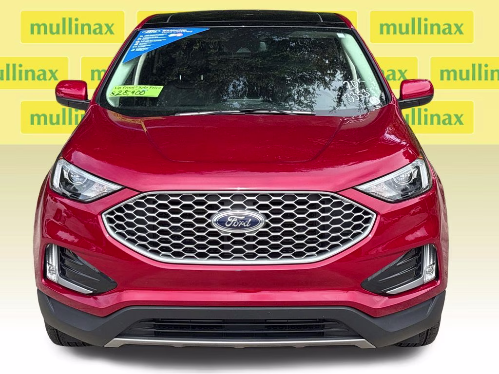 2024 Rapid Red Metallic Tinted Clearcoat Ford Edge SEL AWD SUV