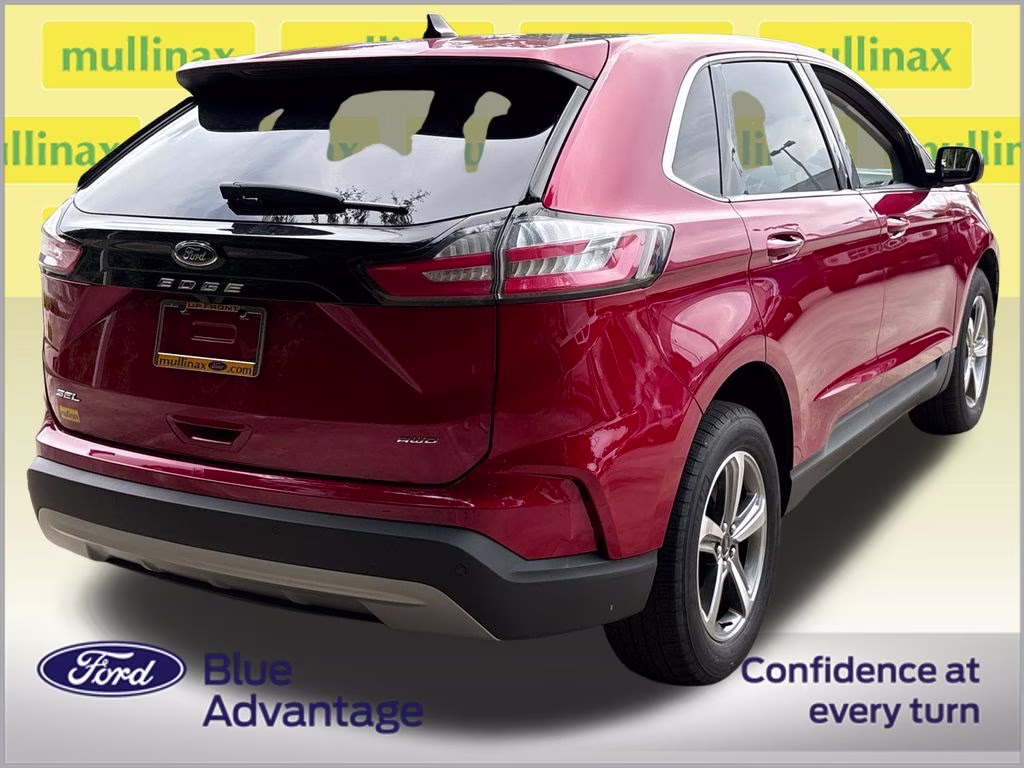 2024 Rapid Red Metallic Tinted Clearcoat Ford Edge SEL AWD SUV