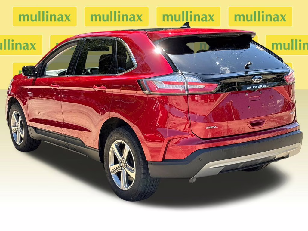 2024 Rapid Red Metallic Tinted Clearcoat Ford Edge SEL AWD SUV