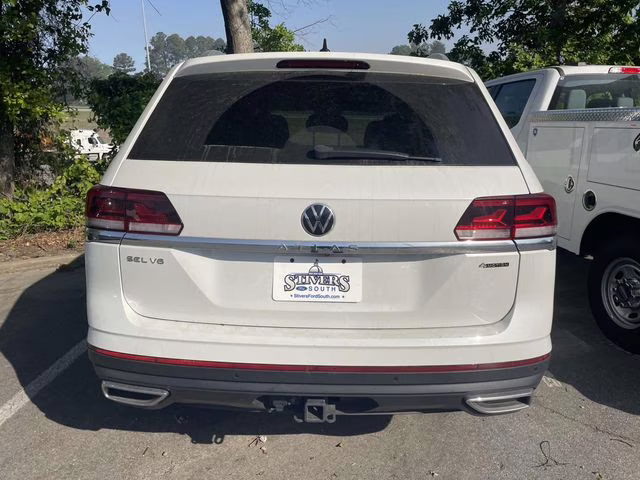 2023 Opal White Pearl Volkswagen Atlas SEL AWD SUV