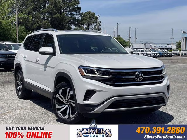 2023 Opal White Pearl Volkswagen Atlas SEL AWD SUV