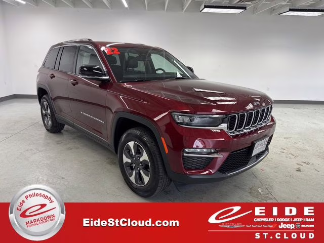 2022 Velvet Red Pearlcoat Jeep Grand Cherokee 4xe 4X4 SUV