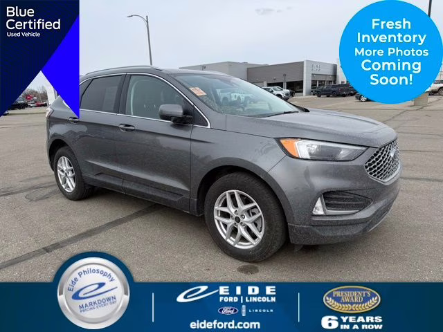 2023 Carbonized Gray Metallic Ford Edge SEL AWD SUV