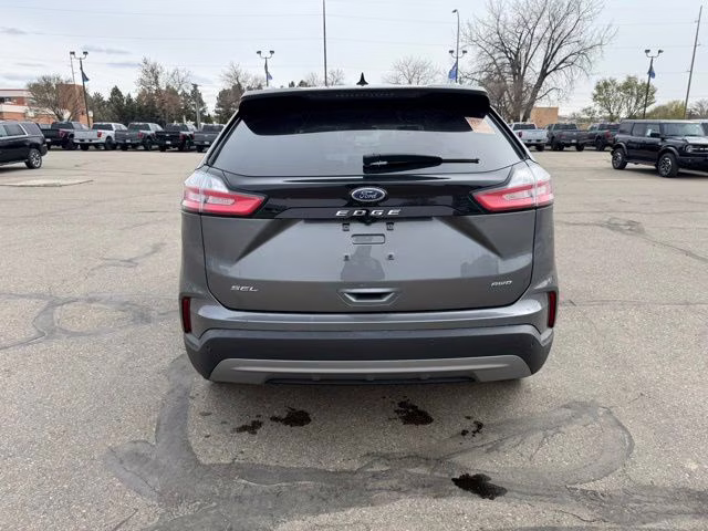 2023 Carbonized Gray Metallic Ford Edge SEL AWD SUV