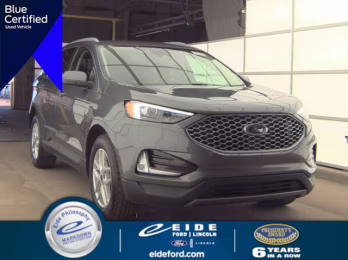 2023 Carbonized Gray Metallic Ford Edge SEL AWD SUV