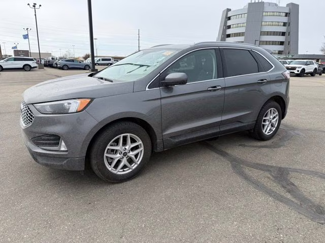 2023 Carbonized Gray Metallic Ford Edge SEL AWD SUV