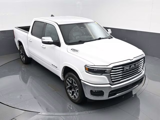2025 Bright White Clearcoat Ram 1500 Laramie 4X4 Truck