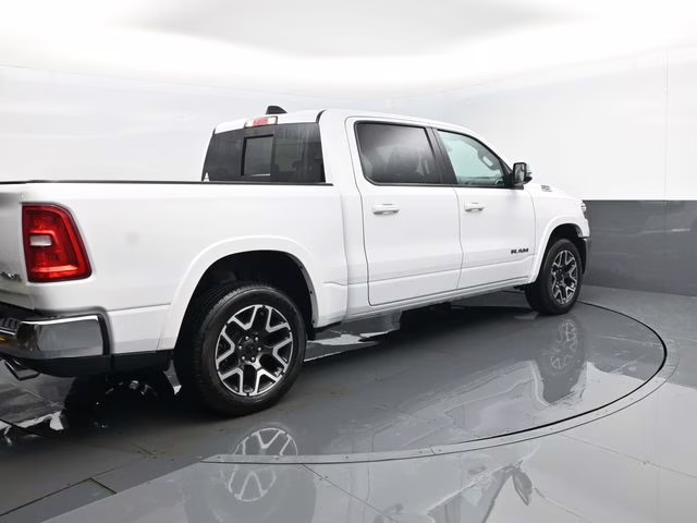 2025 Bright White Clearcoat Ram 1500 Laramie 4X4 Truck