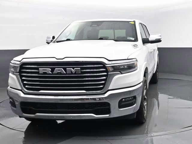 2025 Bright White Clearcoat Ram 1500 Laramie 4X4 Truck