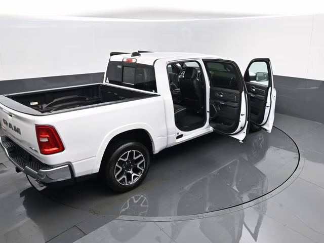 2025 Bright White Clearcoat Ram 1500 Laramie 4X4 Truck