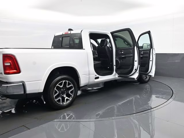 2025 Bright White Clearcoat Ram 1500 Laramie 4X4 Truck