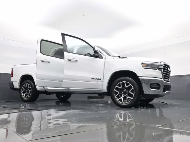 2025 Bright White Clearcoat Ram 1500 Laramie 4X4 Truck