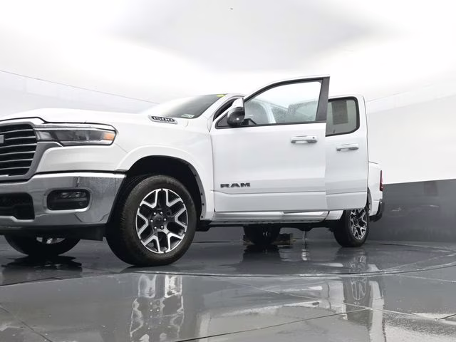 2025 Bright White Clearcoat Ram 1500 Laramie 4X4 Truck