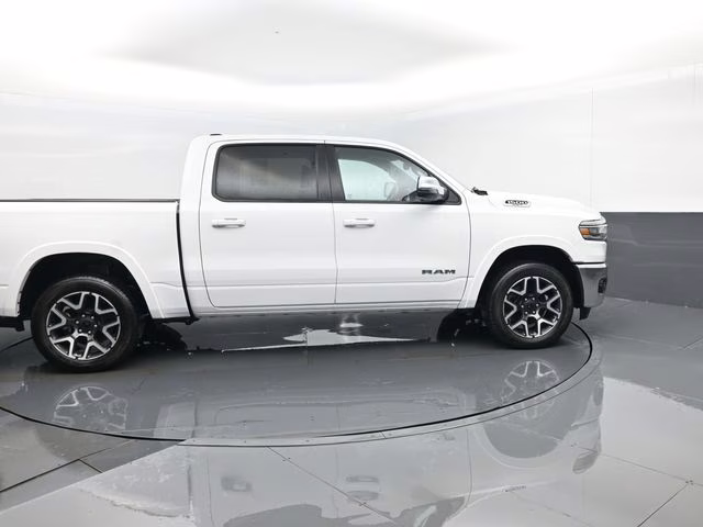 2025 Bright White Clearcoat Ram 1500 Laramie 4X4 Truck