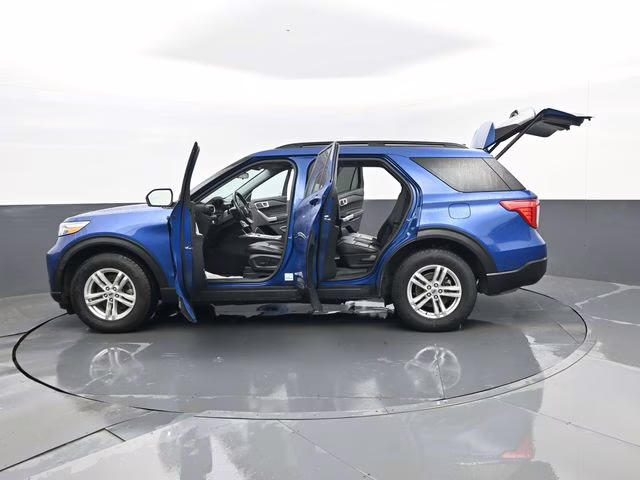 2022 Blue Metallic Ford Explorer XLT 4X4 SUV