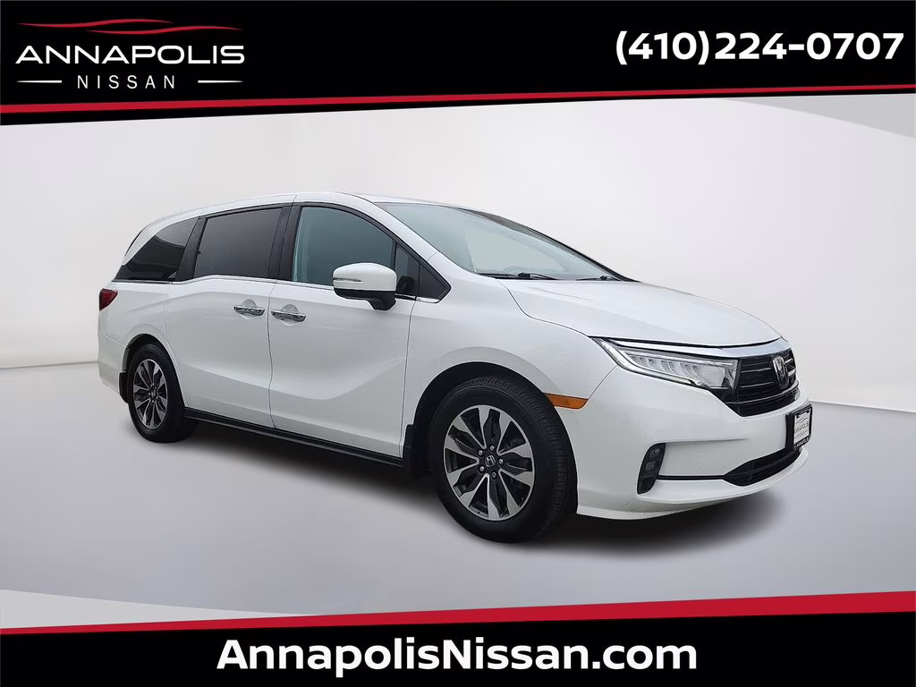 2022 Platinum White Pearl Honda Odyssey EX-L FWD Van