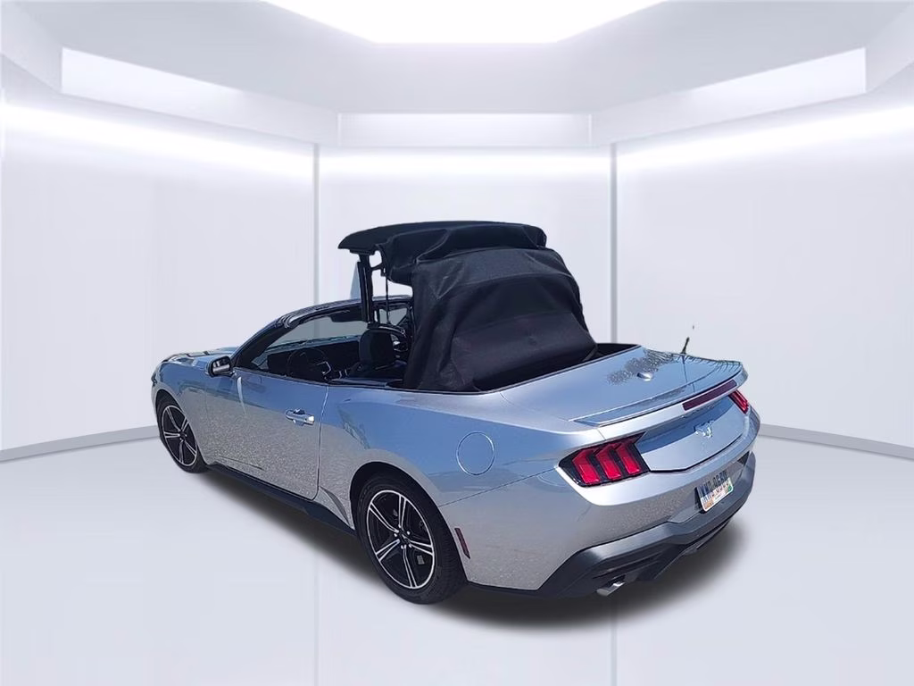 2024 Iconic Silver Metallic Ford Mustang EcoBoost RWD Convertible