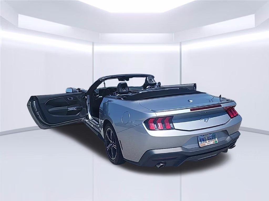2024 Iconic Silver Metallic Ford Mustang EcoBoost RWD Convertible