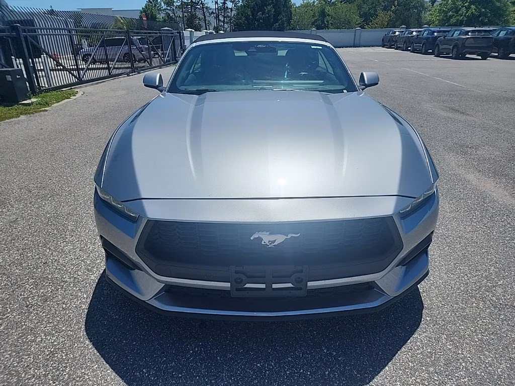 2024 Iconic Silver Metallic Ford Mustang EcoBoost RWD Convertible