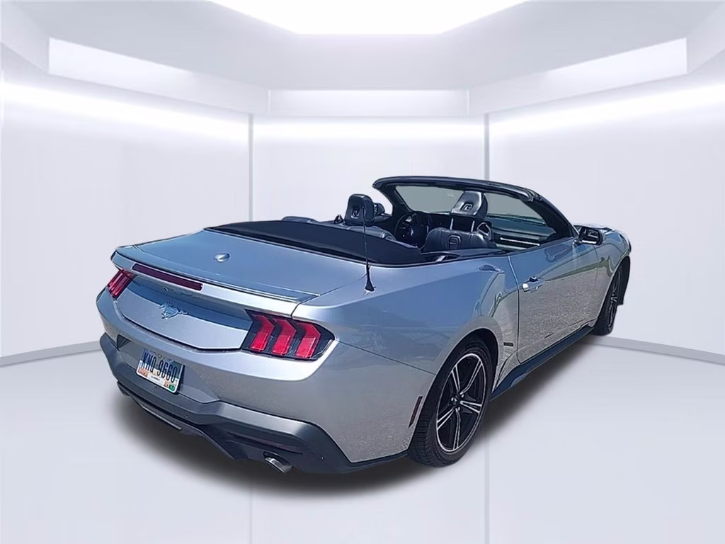 2024 Iconic Silver Metallic Ford Mustang EcoBoost RWD Convertible