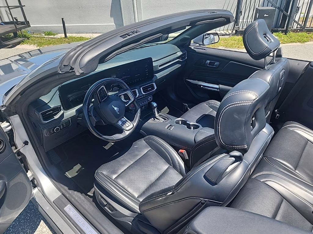 2024 Iconic Silver Metallic Ford Mustang EcoBoost RWD Convertible
