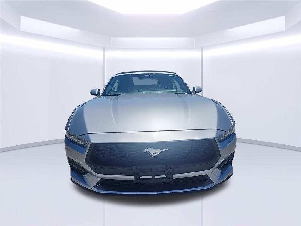2024 Iconic Silver Metallic Ford Mustang EcoBoost RWD Convertible