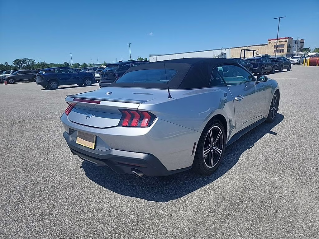 2024 Iconic Silver Metallic Ford Mustang EcoBoost RWD Convertible