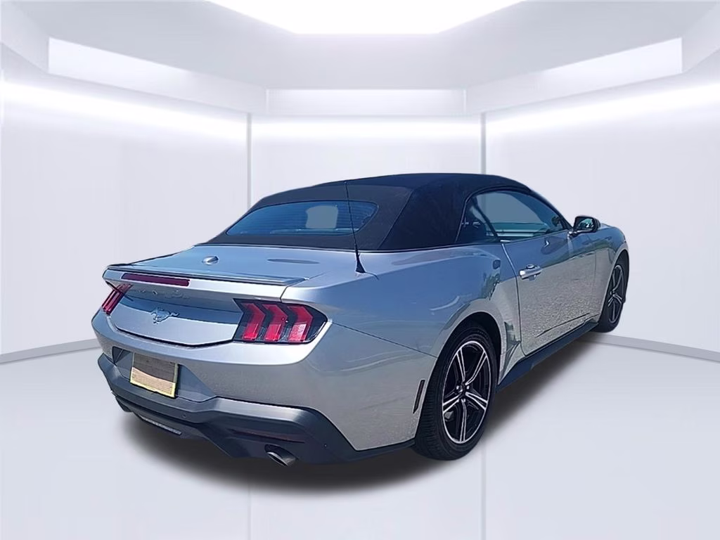 2024 Iconic Silver Metallic Ford Mustang EcoBoost RWD Convertible