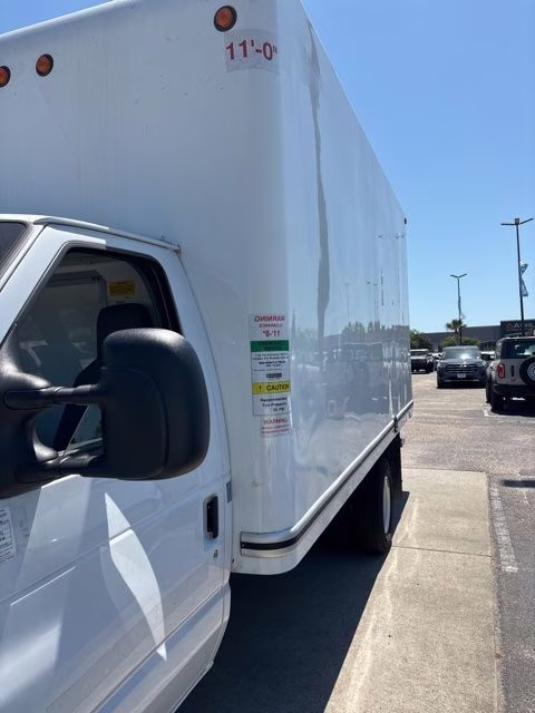 2024 Oxford White Ford E-350SD Base RWD Truck