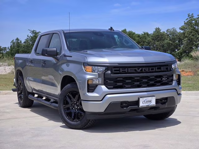 2026 Sterling Gray Metallic Chevrolet Silverado 1500 Custom RWD Truck