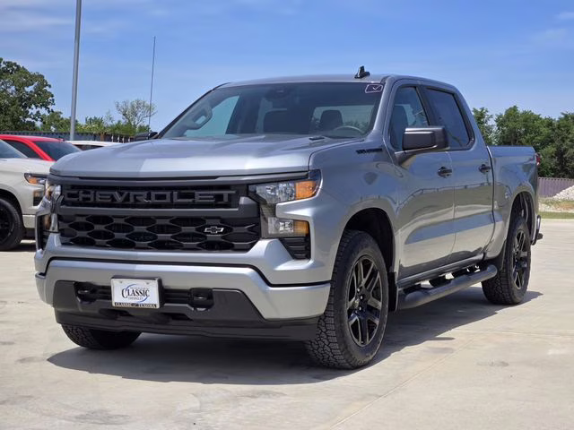 2026 Sterling Gray Metallic Chevrolet Silverado 1500 Custom RWD Truck