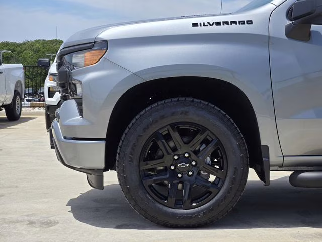 2026 Sterling Gray Metallic Chevrolet Silverado 1500 Custom RWD Truck